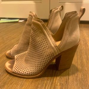 Vince Camuto Open Toe Booties!